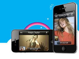 چت تصویری رایگان Skype برای iPhone