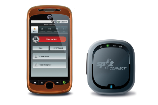 Spot Connect satellite messaging system