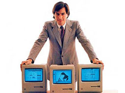 ۱۹۸۴- استیو جابز در حال معرفی مکینتاش