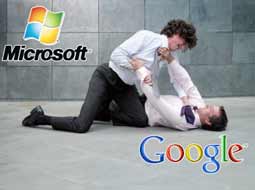 اولین شکایت سال ۲۰۱۳ کلید خورد: مایکروسافت علیه گوگل