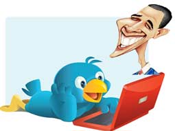 سوگند اوباما توییتر را از کار انداخت