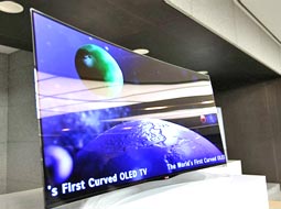 LG Display و نمایش قابلیت‌های بالقوه فناوری تلویزیون‌های خمیده OLED
