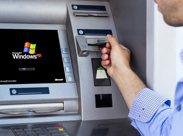ویندوز XP دستگاه‌های ATM را به دردسر می‌اندازد