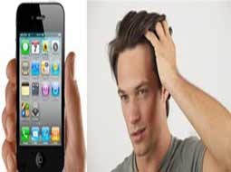 کنترل تلفن همراه با لمس موی سر ‌