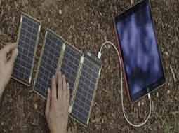 نازک‌ترین و سبک‌ترین شارژر خورشیدی جهان در دستان شما