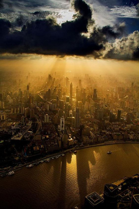 5- غروب دل‌انگیز شانگهای، چین