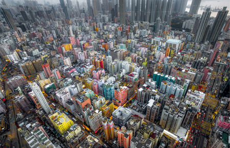 10- ساختمان‌های بلند و رنگارنگ هنگ‌کنگ
