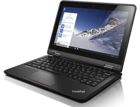 5. Lenovo ThinkPad 11e - قدرت زیادی در تحمل حرارت بالا، ارتعاشات و ضربات را دارد.