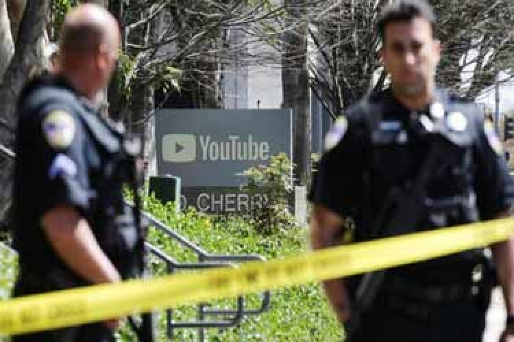 یک کشته و چهارزخمی در حادثه تیراندازی در ساختمان یوتیوب