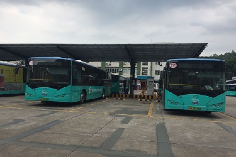 برقی شدن 16000 اتوبوس در یکی از شهرهای چین