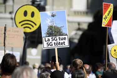 تظاهرات شهروندان سوییسی علیه 5G !