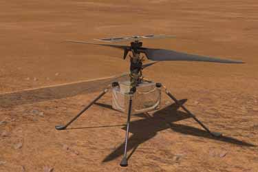 ناسا برای پرواز روی مریخ یک بالگرد ساخته است