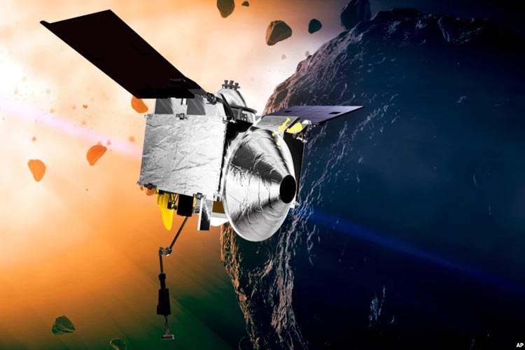 کپسول فضایی با فنجانی از نمونه‌های  سیارک «بنو» به زمین بازگشت