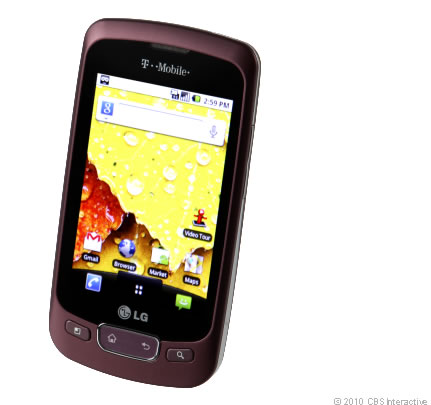 LG Optimus T (T-Mobile) امتیاز : عالی – 7.7