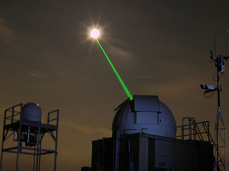 انتقال اطلاعات بین زمین و آسمان با لیزر