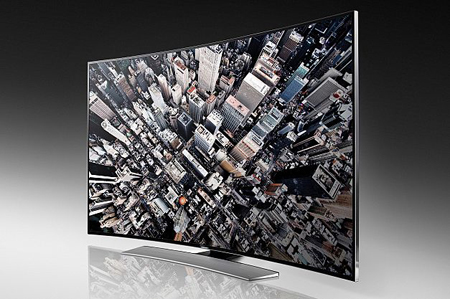تلویزیون 55 تا 78 اینچی U9000 UHD سامسونگ با نمایشگر خمیده که کیفیت تصویر در همه نقاط آن یکسان است