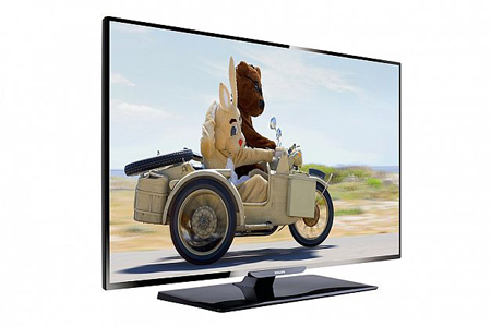 تلویزیون 50 اینچی LED فیلیپس که مبتنی بر فناوری کریستال شفاف ساخته شده است و تصاویر را با کیفیت LED Full HD نمایش می‌دهد
