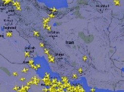 ردگیری حرکت هواپیماها در آسمان با استفاده از FlightRadar24