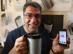 شارژ تلفن همراه با لیوان هوشمند محقق ایرانی