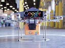 گوگل در حال آزمایش استفاده از پهپادها برای رساندن اینترنت 5G به کاربران است