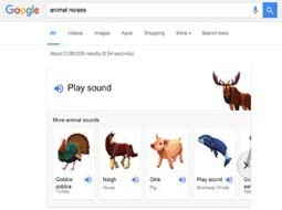 سرگرمی جدید گوگل، ساختن صدای حیوانات