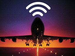 دسترسی به اینترنت ۷۰ مگابیت در هواپیما