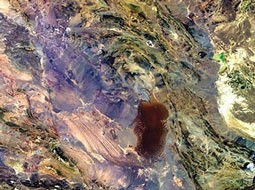 تصاویر ماهواره‌ای ناسا از دشت لوت
