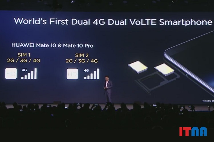 نخستین همراه Dual 4G  و Dual VoLTE