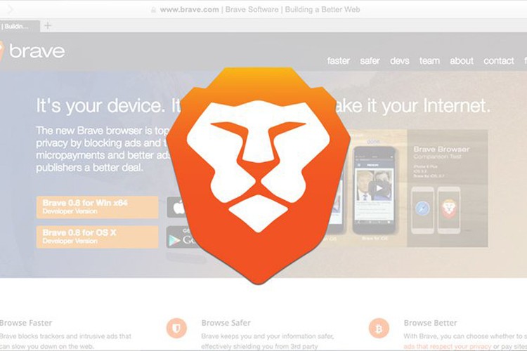 مرورگر اینترنتی Brave برای حذف کامل ردپای اینترنتی شما