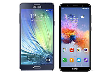 مقایسه Huawei Honor 7X و Samsung Galaxy A7
