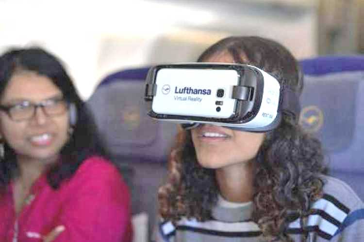 تجربه سفر سه بعدی در پروازهای شرکت هواپیمایی لوفت‌هانزا