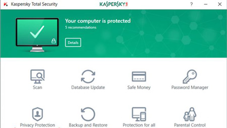 2. Kaspersky Total Security 2019 -آنتی‌ویروس معروفی که VPN در دل خود دارد!