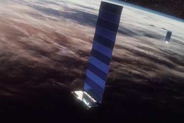 پرواز موفقیت‌آمیز ماهواره‌های استارلینک