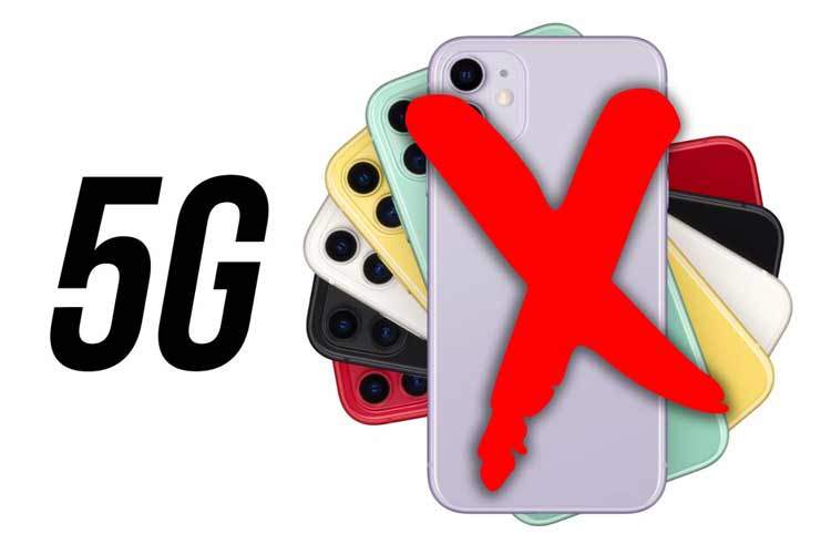 مناقشه بر سر پشتیبانی نکردن آیفون‌های جدید از 5G!