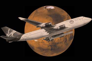 اعزام فضاپیمای ویرجین‌اوربیت به مریخ