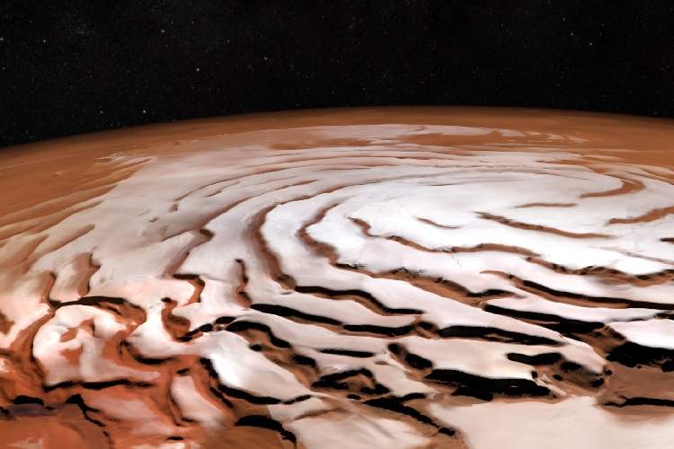 کشف یخ در زیر سطح مریخ توسط ناسا
