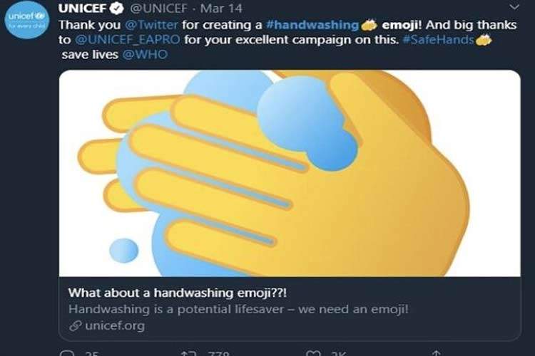 واکنش مثبت کاربران به اموجی «شستن دست‌ها» در توییتر