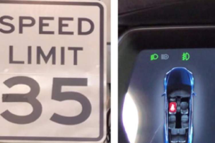 قابلیت خواندن تابلوهای محدودیت سرعت در خودروهای آینده تسلا