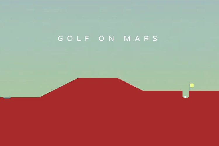 Golf on Mars