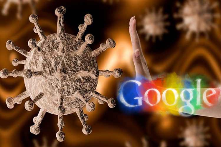 آمار مبتلایان کرونا در گوگل مپ نمایش داده می‌شود