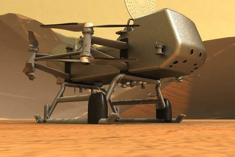 تلاش ناسا برای فرود دراگون‌فلای بر روی قمر تایتان در سال 2027