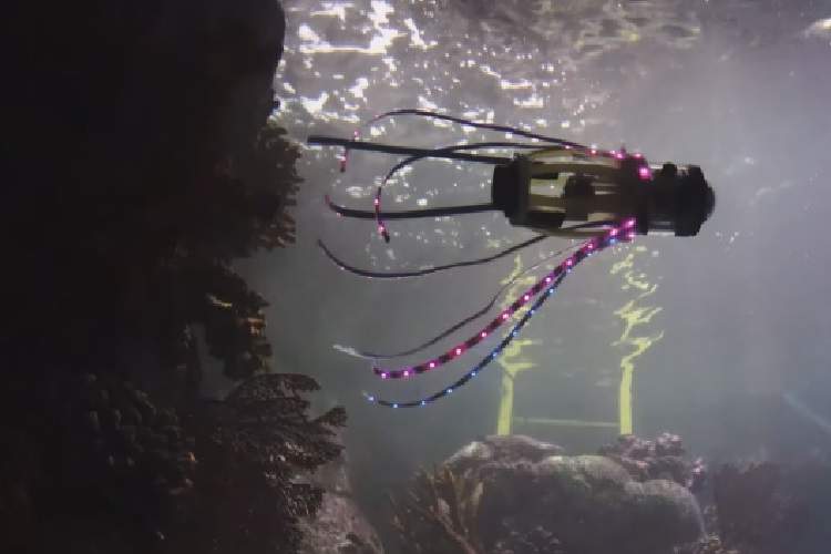 ساخت روبات اختاپوسی ویژه برای شنا در زیر آب