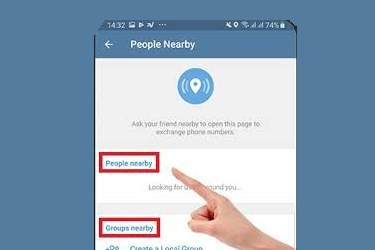 نمایش موقعیت مکانی دقیق کاربران در قابلیت People Nearby تلگرام