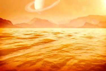 بزرگ‌ترین دریاچه قمر اسرارآمیز زحل بیش از ۳۰۰ متر عمق دارد