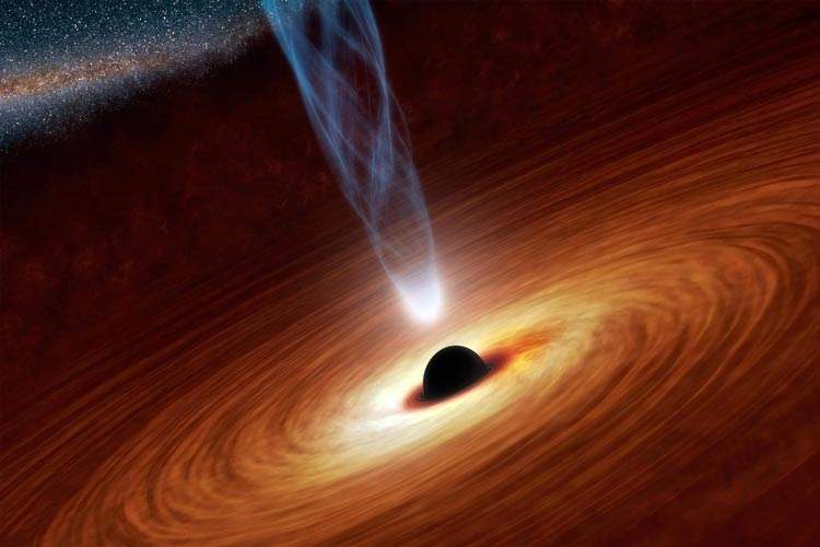 کشف سیاهچاله‌ای که میدان مغناطیسی خود را معکوس کرده است