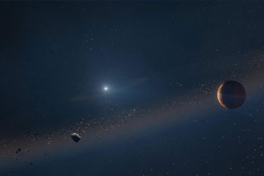 کشف سیاره‌ای کوچک که به دور یک ستاره داغ در گردش است