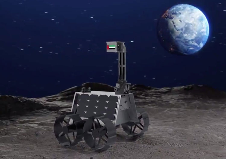uae moon rover space