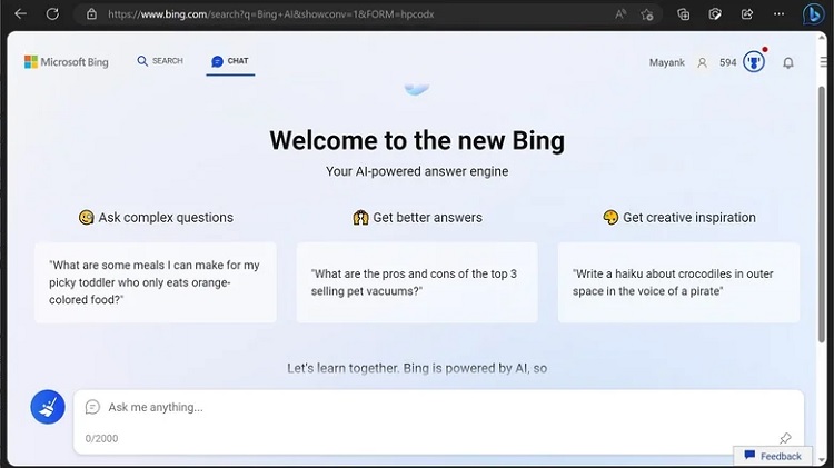 New Windows 11 Update Puts Bing AI