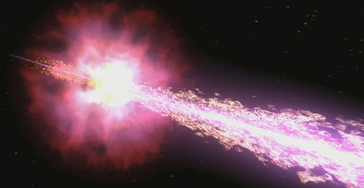 انفجار کیهانی بی‌سابقه در ۱۰ هزار سال اخیر در فاصله دو میلیارد سال نوری