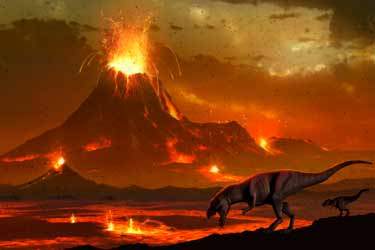آتشفشان‌ها ۲۶۰ میلیون سال پیش نسل بزرگ‌تر از دایناسورها را منقرض کرده‌اند